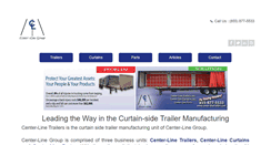 Desktop Screenshot of center-linetrailers.com